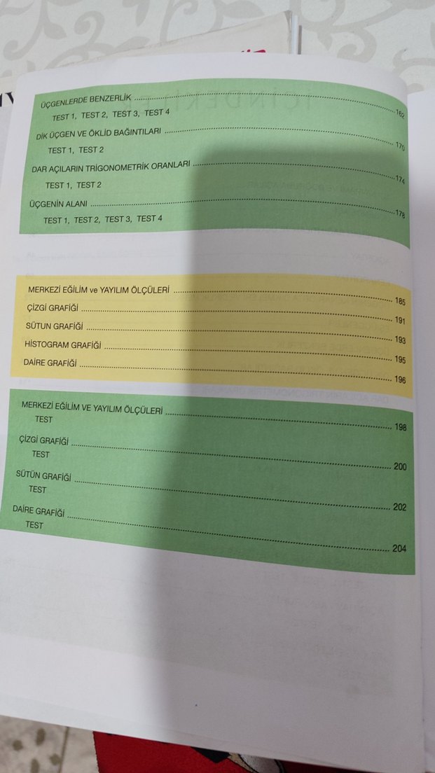9. Sınıf Üçgenler Veri Soru Kitapçığı - Görsel 3
