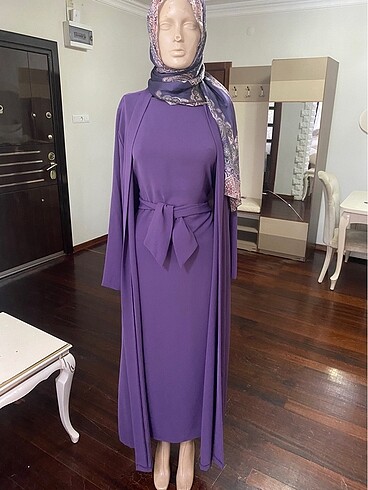 Mor abaya takım