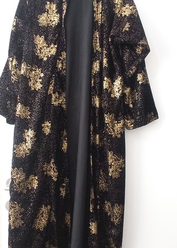 Altın Desenli Uzun Kadın yöresel kaftan