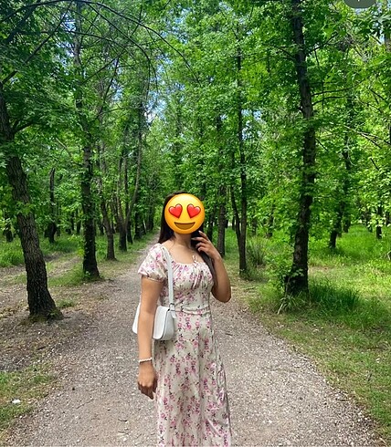 m Beden Çiçekli elbise