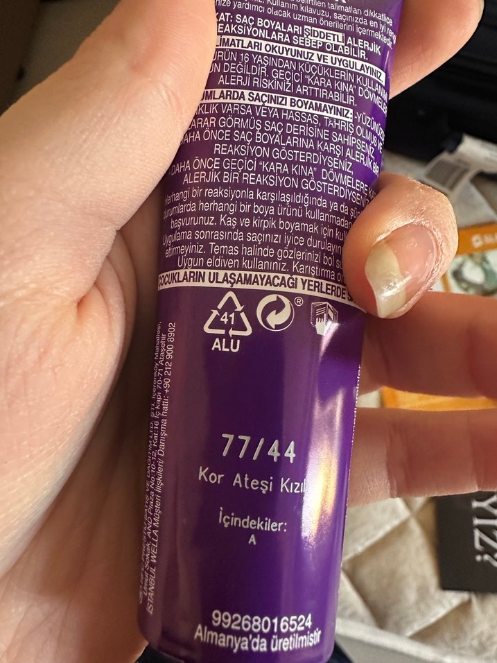 Wella Koleston Saç Boyası 77/44 - Görsel 2