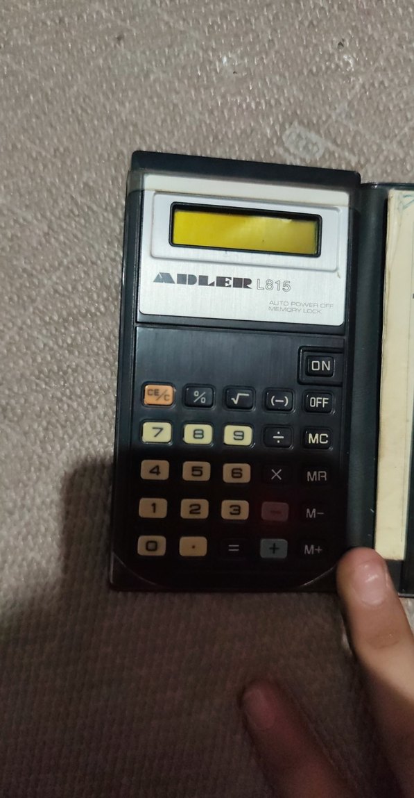 ADLER L815 antika hesap makinası - Görsel 3