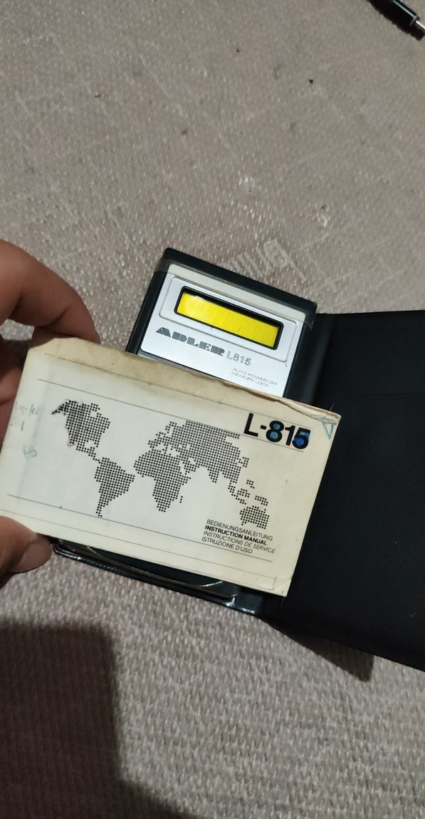 ADLER L815 antika hesap makinası - Görsel 5