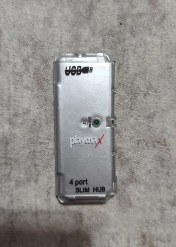 Playmax 4 Port Slim USB Hub Gri (USB ÇOKLAYICI)