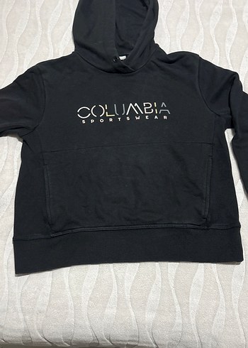 Columbia Siyah Kapusonlu Spor Sweatshirt
