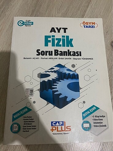 AYT FİZİK ÇAP PLUS SORU BANKASI