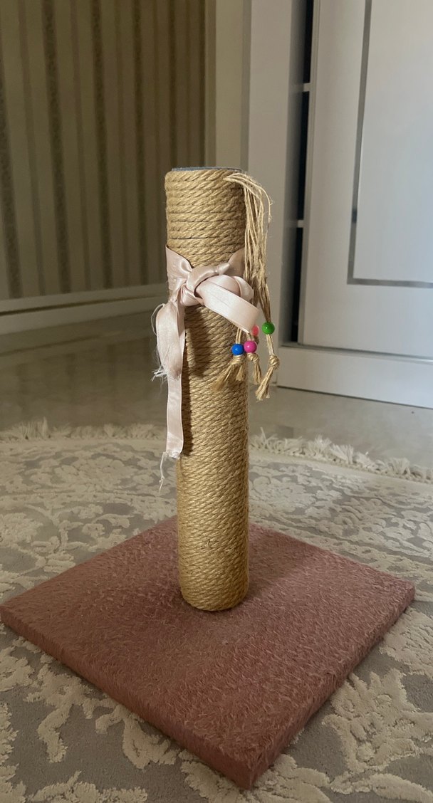 Pastel Kahverengi Kedi Tırmalama Tahtası - Görsel 3