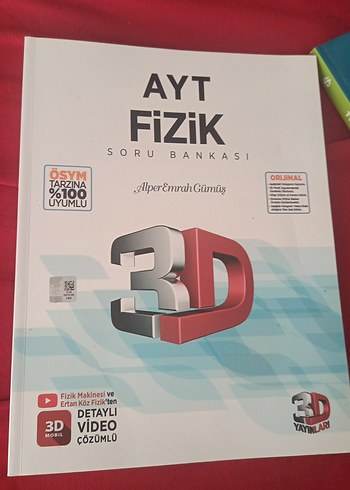 AYT Fizik Soru Bankası 3D Yayınları Video Çözümlü