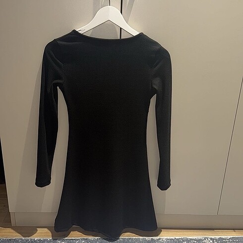 Diğer korse tasarimli büzgülü mini örme elbise