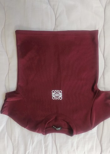 Bordo Kız Çocuk Kısa Kollu Tişört