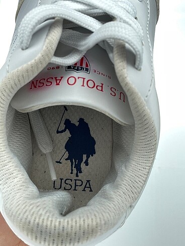 39 Beden beyaz Renk U.S Polo Assn. Spor Ayakkabı %70 İndirimli.
