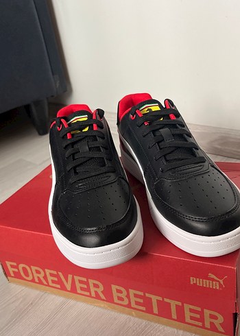 Puma Puma erkek Siyah-Kırmızı Spor Ayakkabı