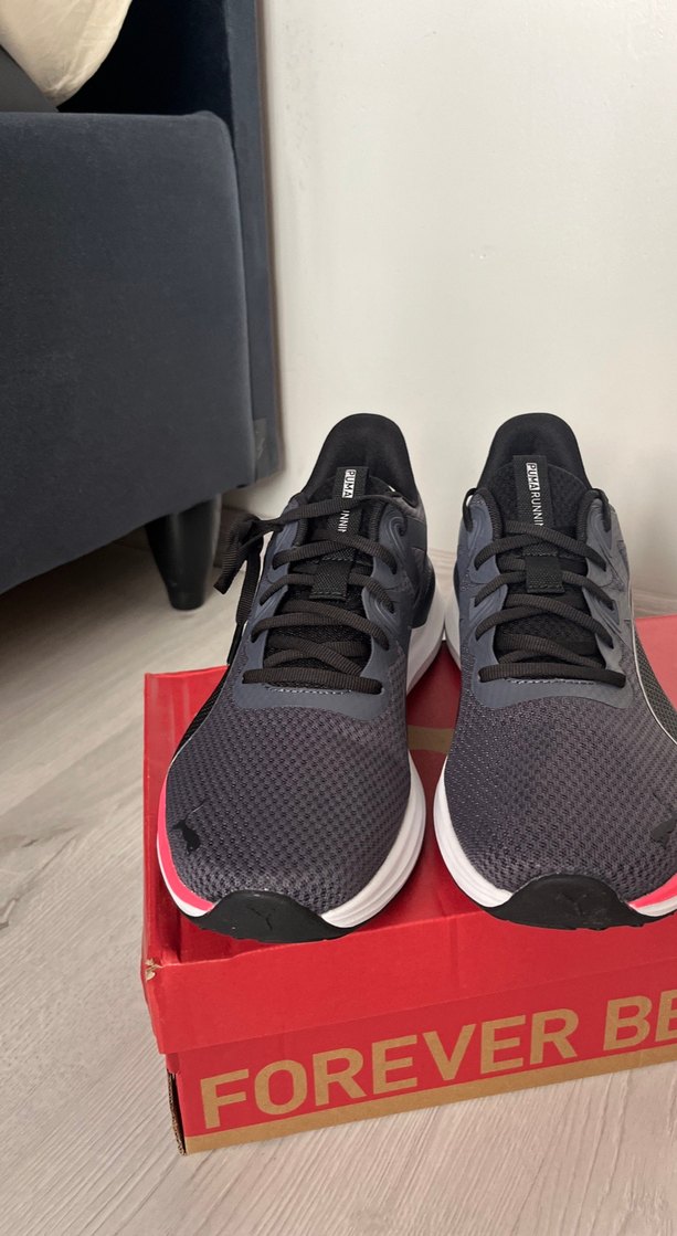 Gri Puma Erkek Elastik Bağcıklı Spor Ayakkabı - Görsel 3