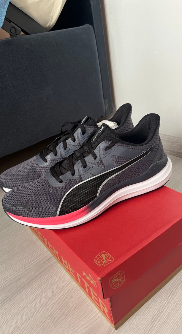 Gri Puma Erkek Elastik Bağcıklı Spor Ayakkabı - Görsel 2