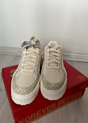 Puma Beyaz Platform Topuklu Kadın Spor Ayakkabı