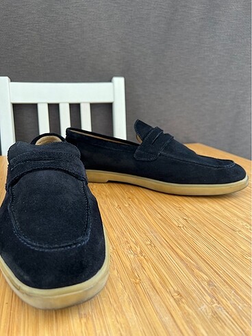 Zara Süet Siyah Loafer ? 44 Numara ? Az Kullanılmış