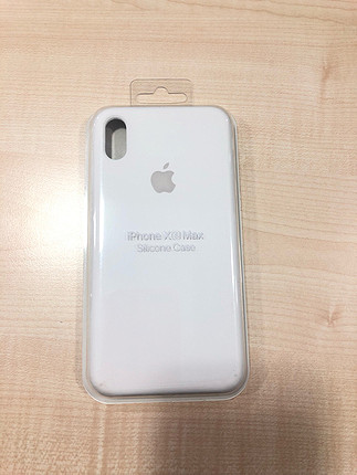 iPhone XS Max silikon kılıf - Beyaz