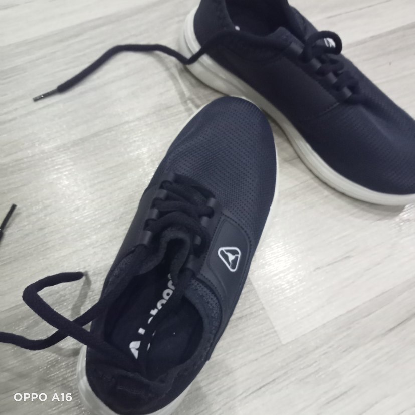 Siyah Bağcıklı Kadın Spor Ayakkabı - Görsel 2