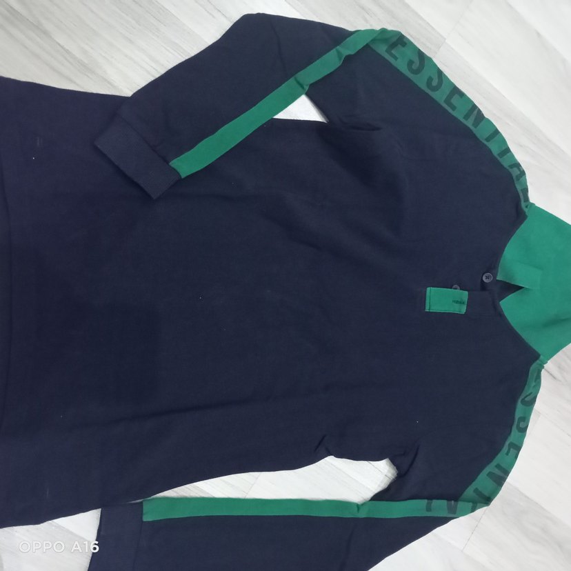 Erkek Çocuk Lacivert Bel Detaylı Sweatshirt - Görsel 2