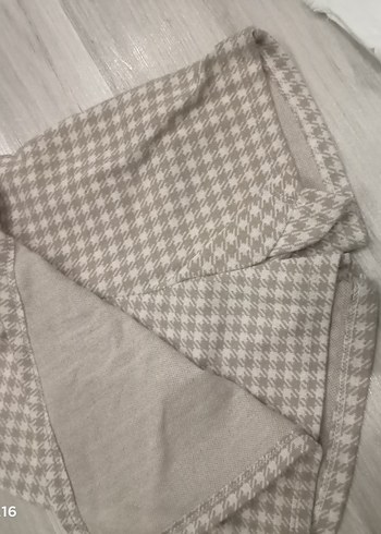 Bej Örgü Kadın Kumaş Pantolon - Görsel 2