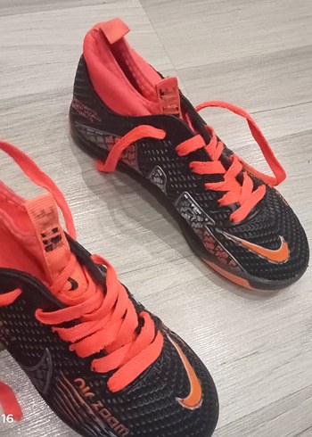 Turuncu Erkek Futbol Ayakkabısı Velcro - Görsel 4