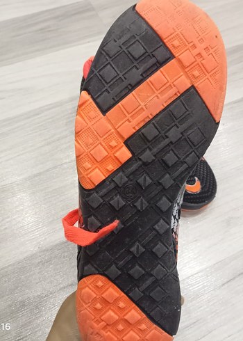 Turuncu Erkek Futbol Ayakkabısı Velcro - Görsel 3