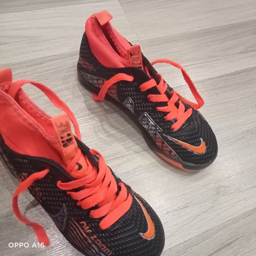 Turuncu Erkek Futbol Ayakkabısı Velcro - Görsel 4