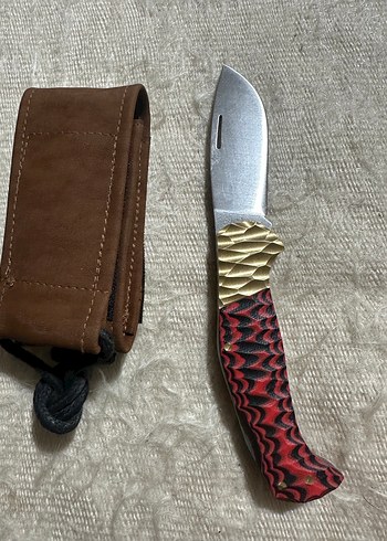 Kahverengi Kılıflı Katlanır Bıçak - Görsel 2