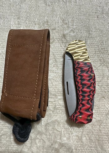 Kahverengi Kılıflı Katlanır Bıçak - Görsel 4