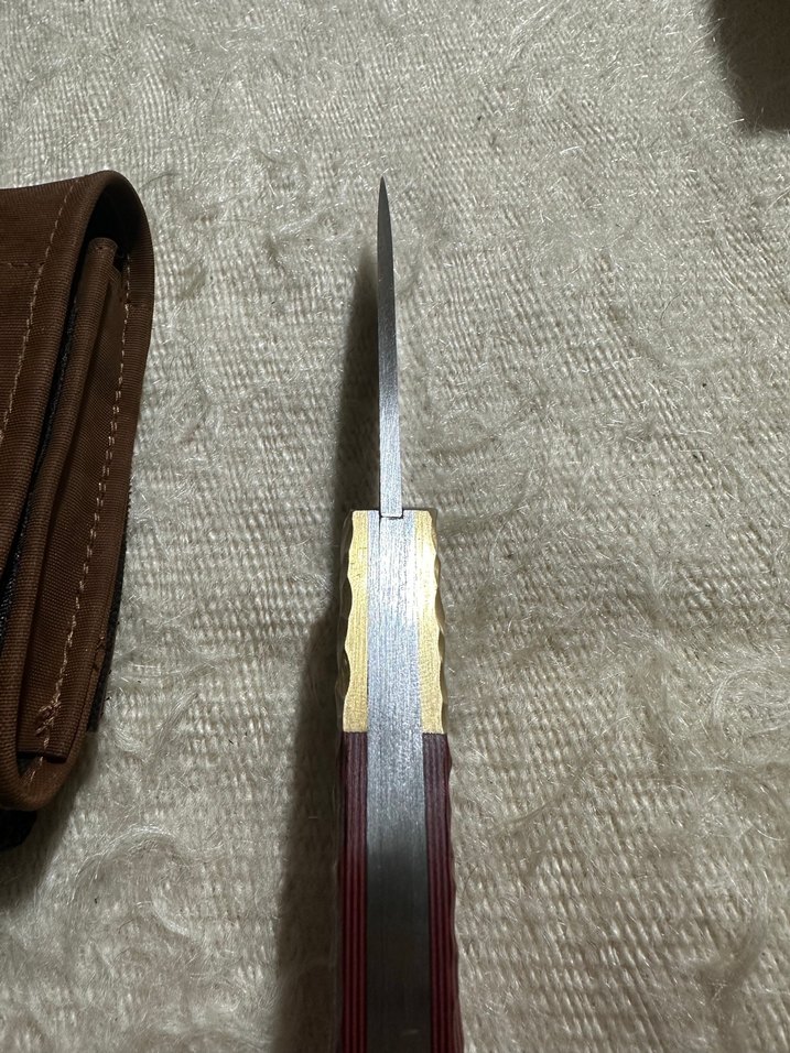 Kahverengi Kılıflı Katlanır Bıçak - Görsel 3
