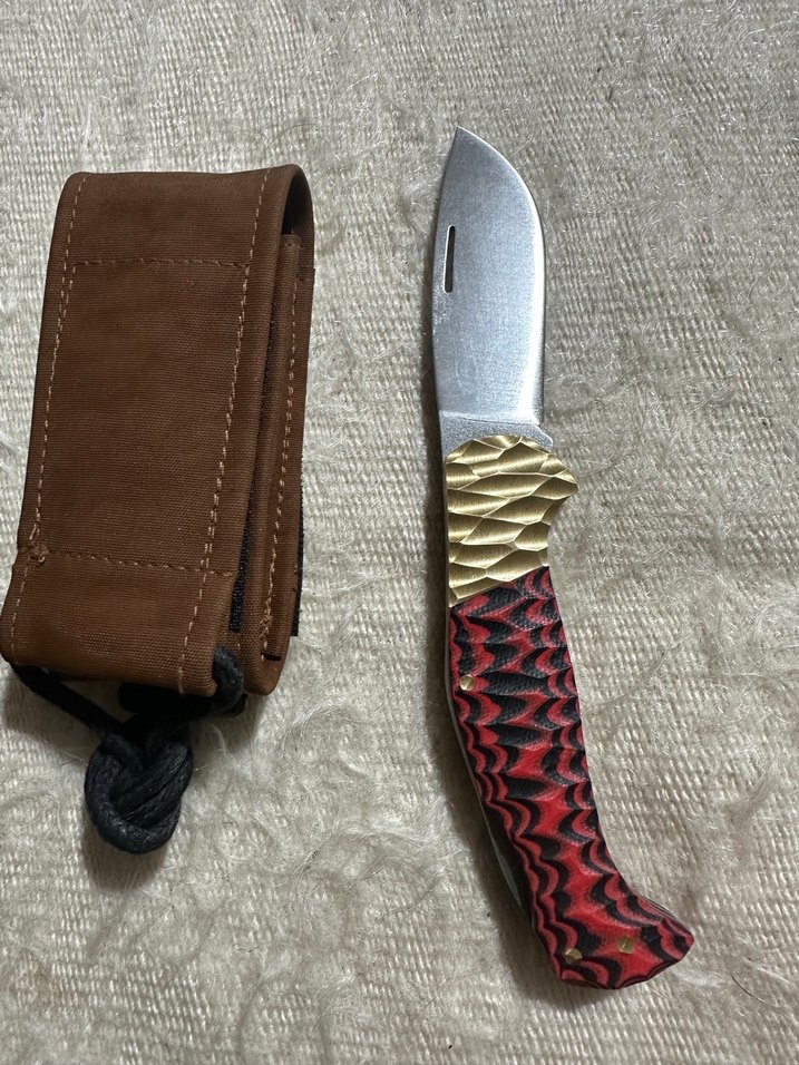 Kahverengi Kılıflı Katlanır Bıçak - Görsel 2