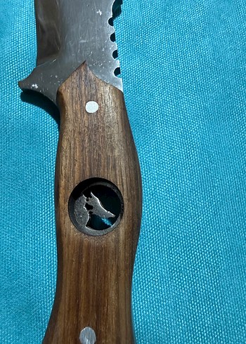 Deri Kılıflı Ahşap Saplı Bıçak - Görsel 4