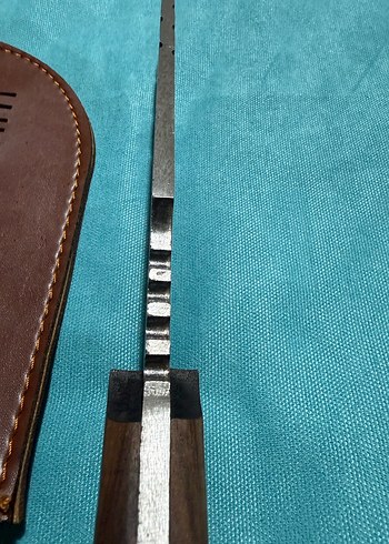 Deri Kılıflı Ahşap Saplı Bıçak - Görsel 3