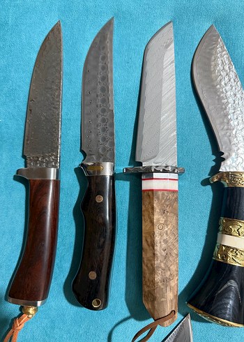 Japon Damaskus av ve kamp bıçakları - Görsel 5