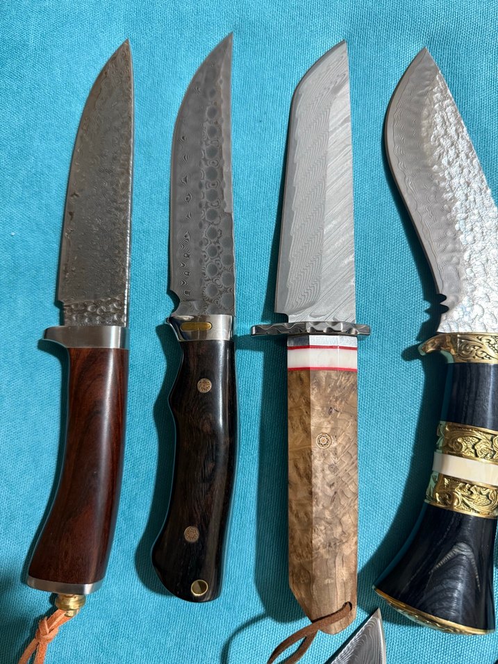 Japon Damaskus av ve kamp bıçakları - Görsel 5