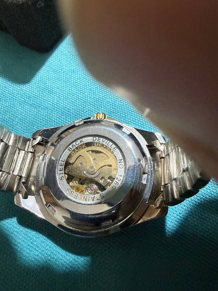 Altın Renkli Modern Klasik Erkek Kol Saati - Görsel 2