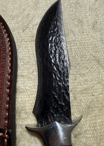 Abonoz Saplı Özel Tasarım Japon sanmai Bıçak - Görsel 3