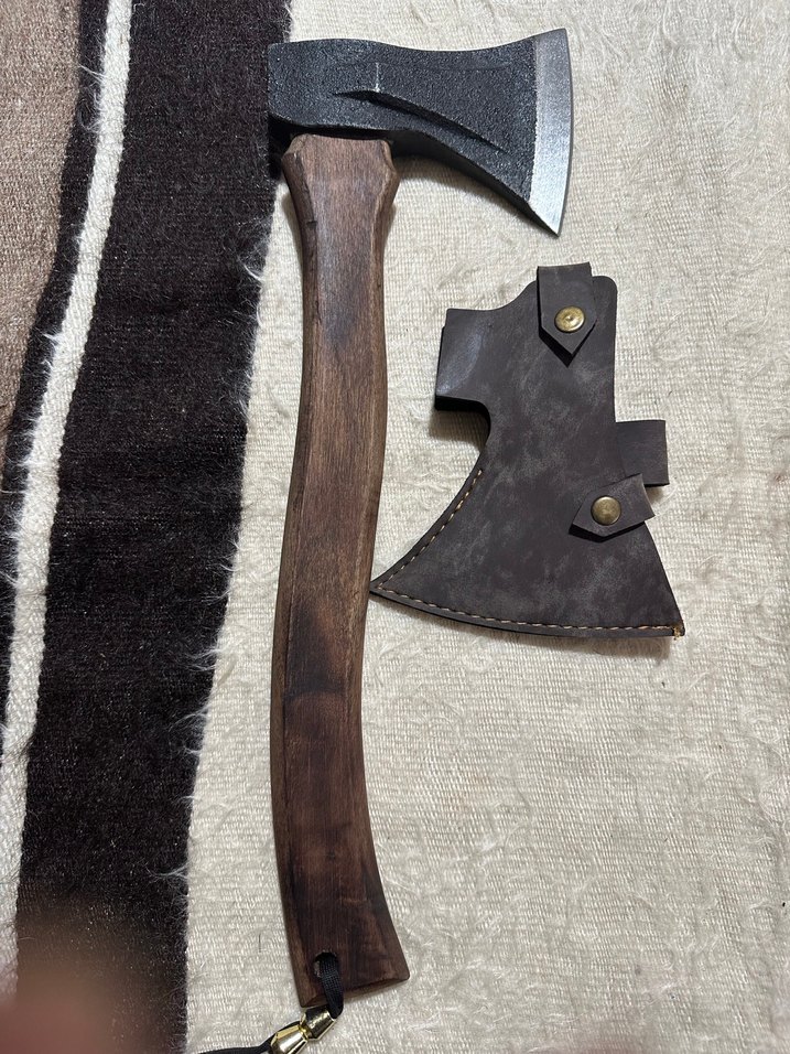 Kahverengi Ahşap Saplı Balta - Görsel 2