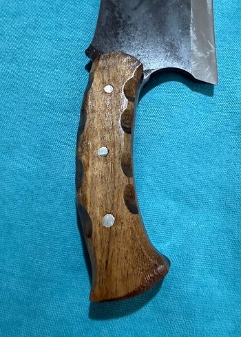 Ahşap Saplı Büyük Mutfak Satırı - Görsel 3