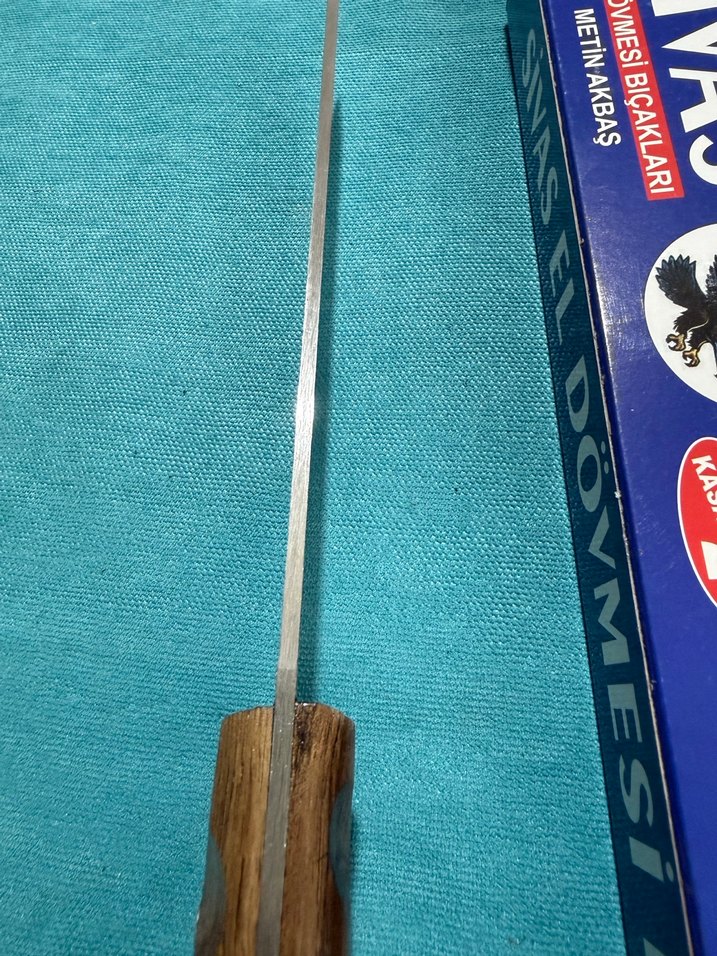 Kahverengi Ahşap Saplı Bıçak - Görsel 3