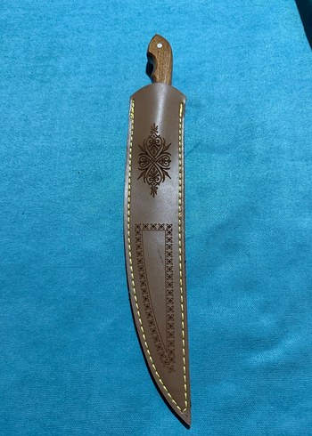 Kahverengi Saplı Kılıflı Keskin Bıçak - Görsel 4