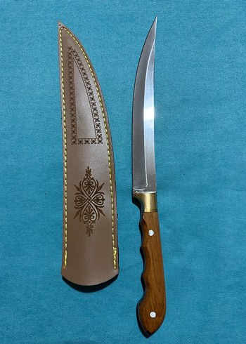 Kahverengi Saplı Kılıflı Keskin Bıçak - Görsel 2