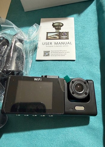 WiFi özellikli Siyah Araç Kamera Kaydedici - Görsel 5