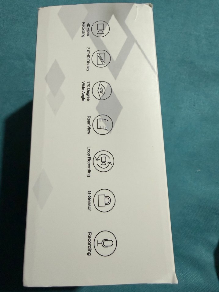 WiFi özellikli Siyah Araç Kamera Kaydedici - Görsel 2