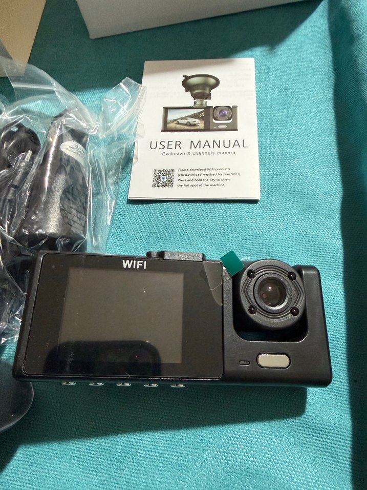 WiFi özellikli Siyah Araç Kamera Kaydedici - Görsel 5