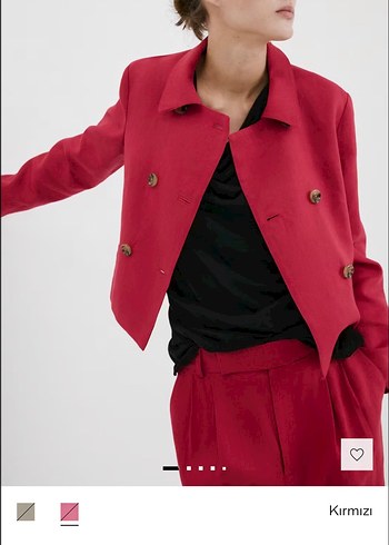 Mango Cift Dugmeli Keten Blazer Mango Ceket