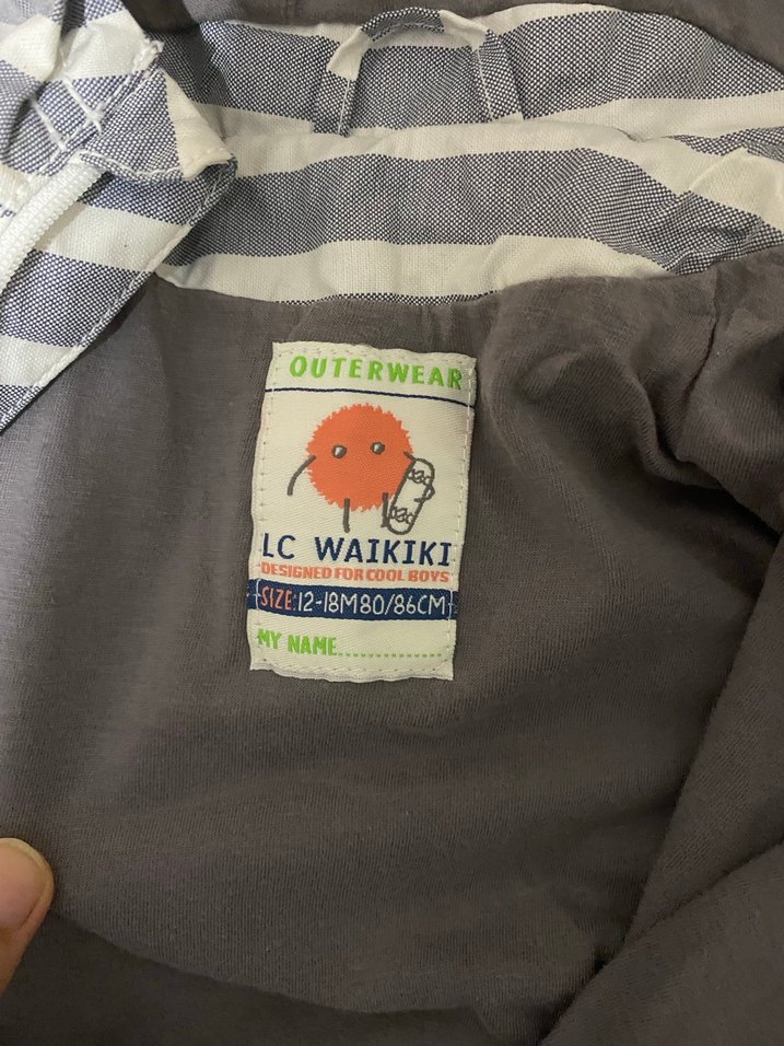 LC Waikiki  Erkek Bebek Çizgili Mevsimlik ceket - Görsel 3