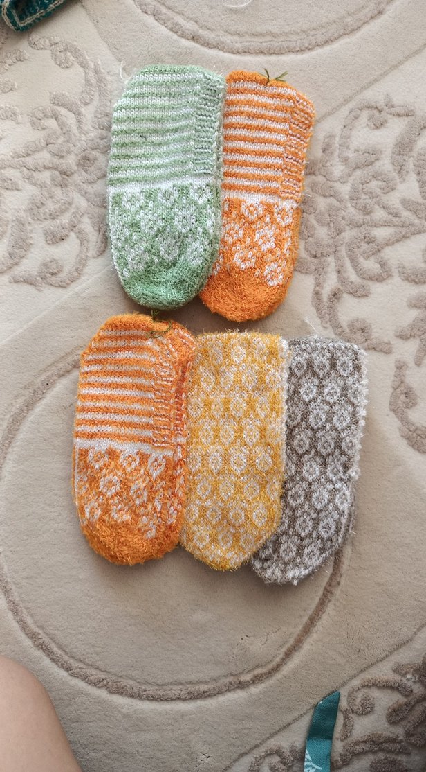 Renkli Desenli patik - Görsel 2