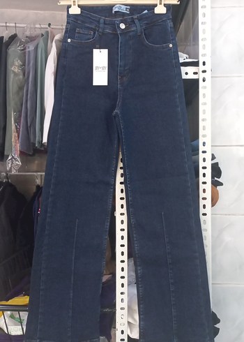 Diğer Kadın Lacivert Midi Denim Jean