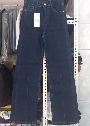 Kadın Lacivert Midi Denim Jean